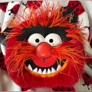 NWT Disney X Kate Spade Muppets Animal Crossbody Faux Fur Multi